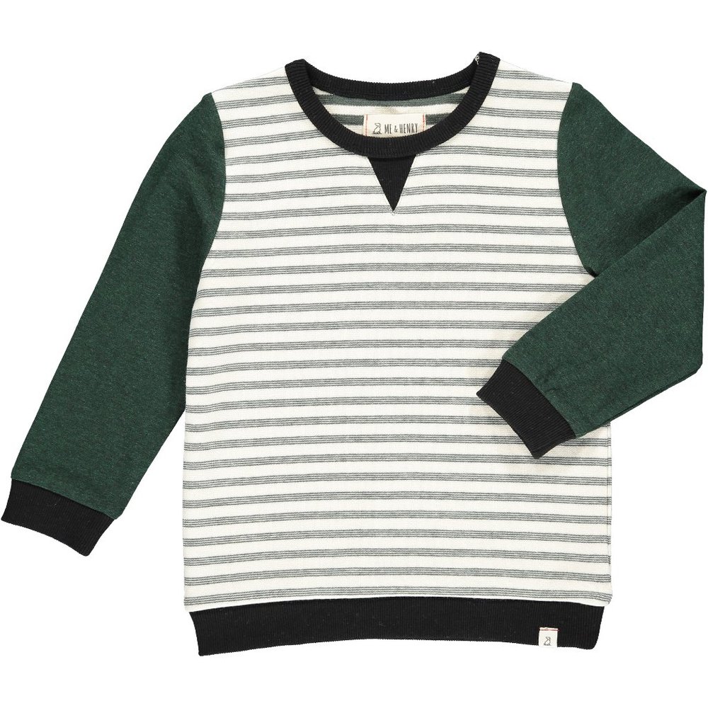 Green & Cream Sweatshirt